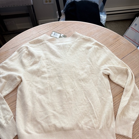 Goodfellow & Co Men's Cream Cardigan - Picture 6 of 7